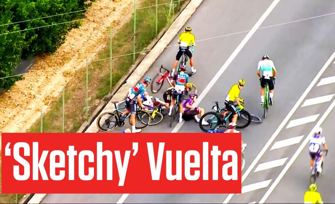 A Sepp Kuss Crash In 'Sketchy' Vuelta a España Stage 7