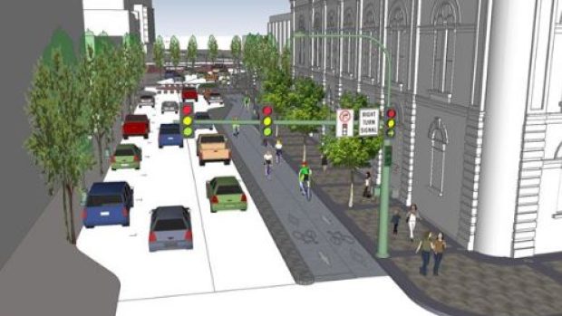 Controversy erupts over Victoria bike lane design
