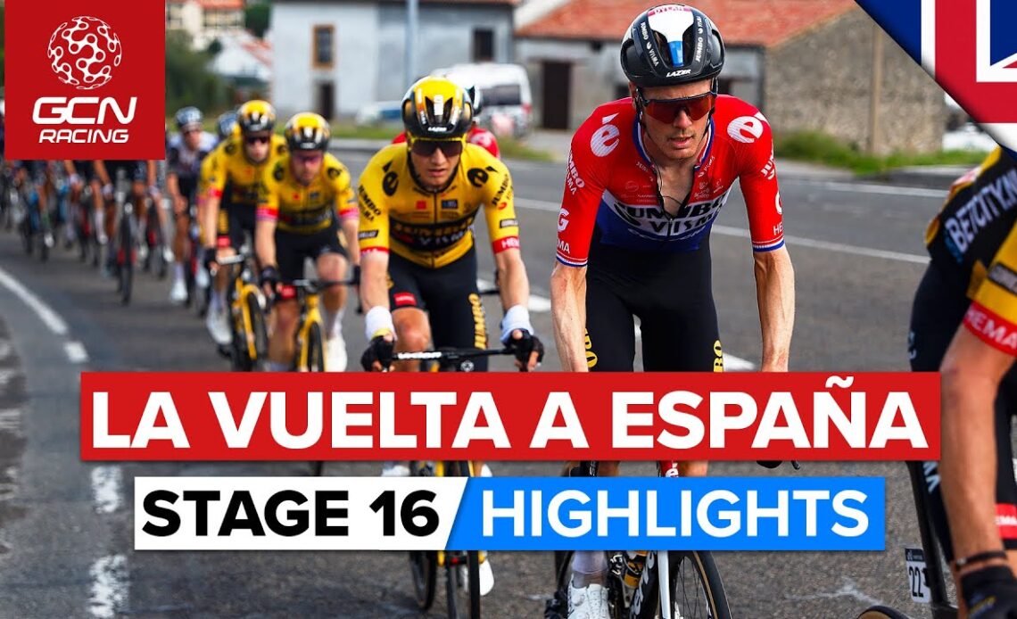 Fast And Furious Racing With A Steep Climb To The Line! | Vuelta A España 2023 Highlights - Stage 16