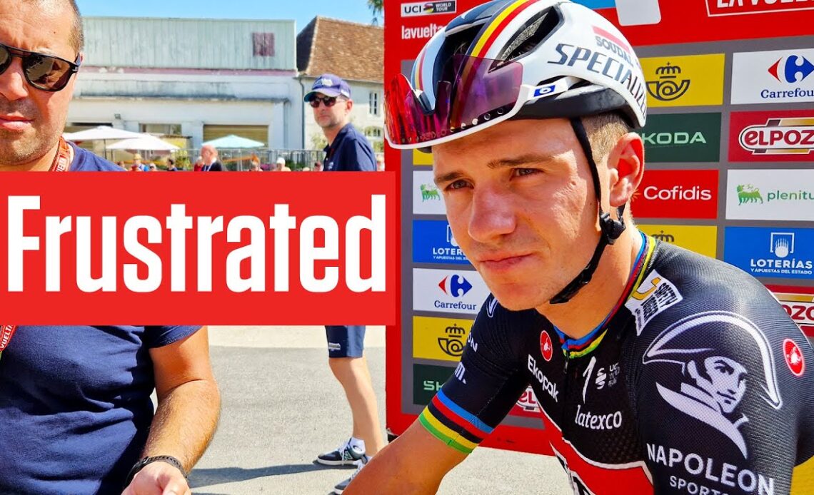 Frustrated Remco Evenepoel After Long Season And Vuelta a España 2023 Problem
