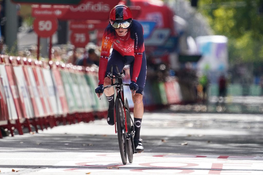 Geraint Thomas: 'You've just got to laugh' after Vuelta a España TT mechanical