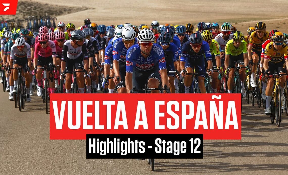 Highlights: 2023 Vuelta a España Stage 12 - Success For Primoz Roglic And Sebastián Molano