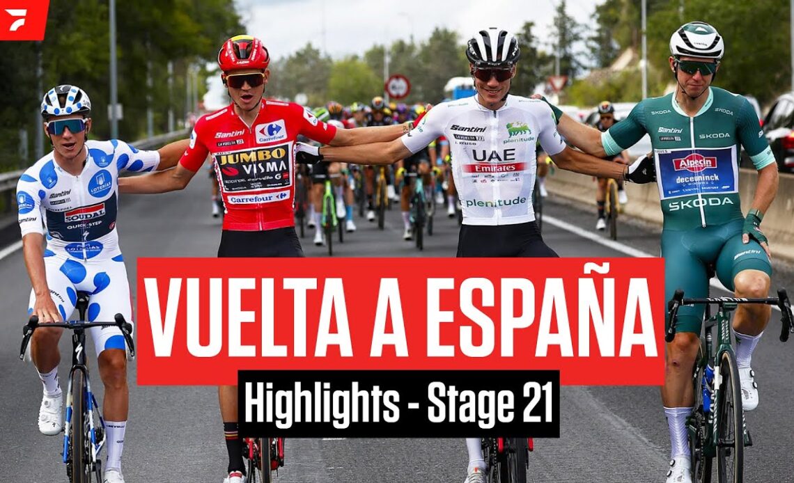 Highlights: 2023 Vuelta a España Stage 21 - Kaden Groves, Remco Evenepoel Hold Off Group For Victory