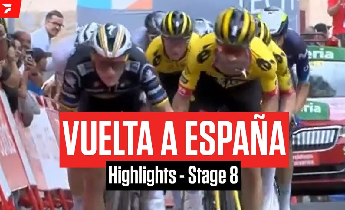 Highlights: 2023 Vuelta a España Stage 8 - Primoz Roglic Rules The Day, Sepp Kuss Takes Overall Lead