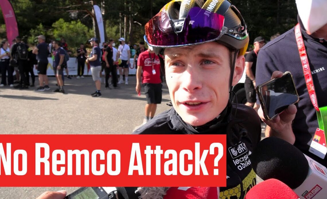 Jonas Vingegaard Surprised By Remco Evenepoel In Vuelta a España Stage 11