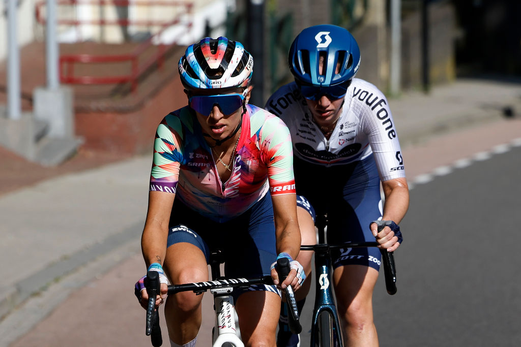 Niewiadoma's all-out approach to Cauberg comes up short at Simac Ladies Tour