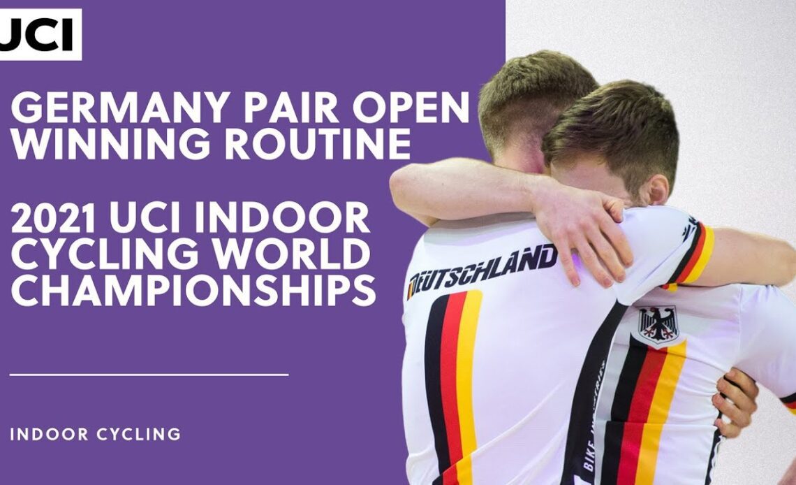 Pair Open winning routine | 2021 UCI Indoor Cycling World Championships