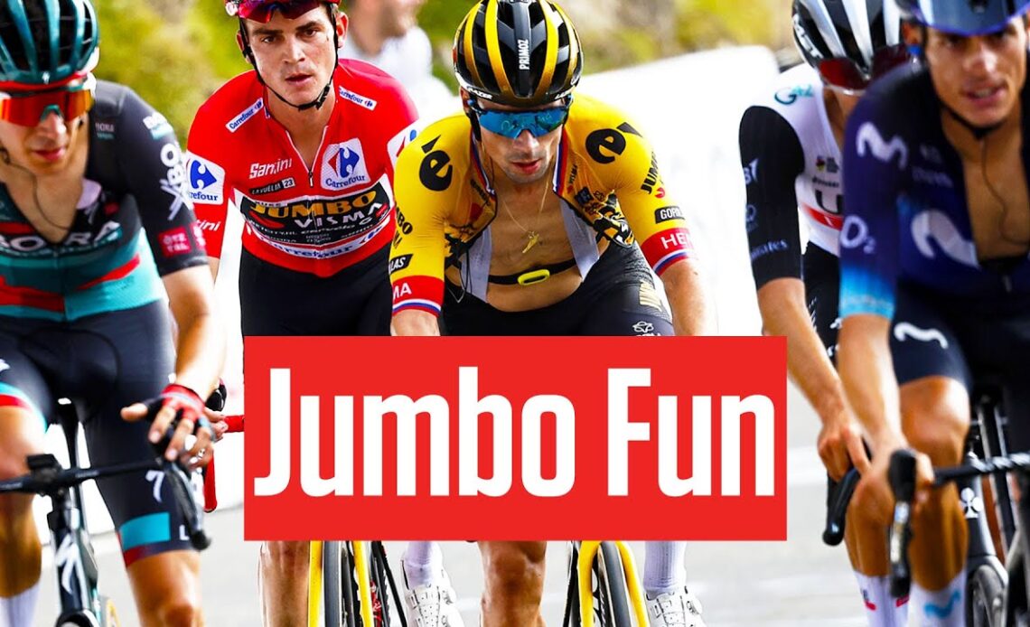 Primoz Roglic Vuelta a España Fun In Jumbo-Visma Tourmalet Domination Day