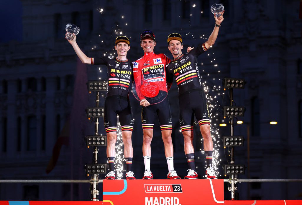 Sepp Kuss and Jumbo-Visma celebrate making history in Vuelta a España