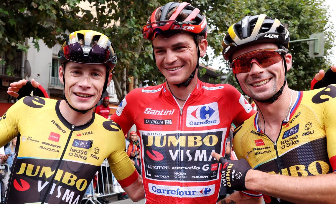 Vuelta a España leader Sepp Kuss survives stage 20 unscathed and ready to celebrate