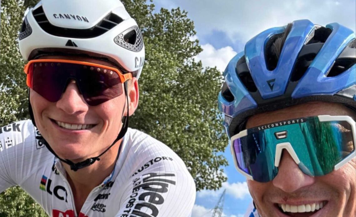 Zdenek Štybar went for a decidedly not easy 'easy ride' with Mathieu van der Poel