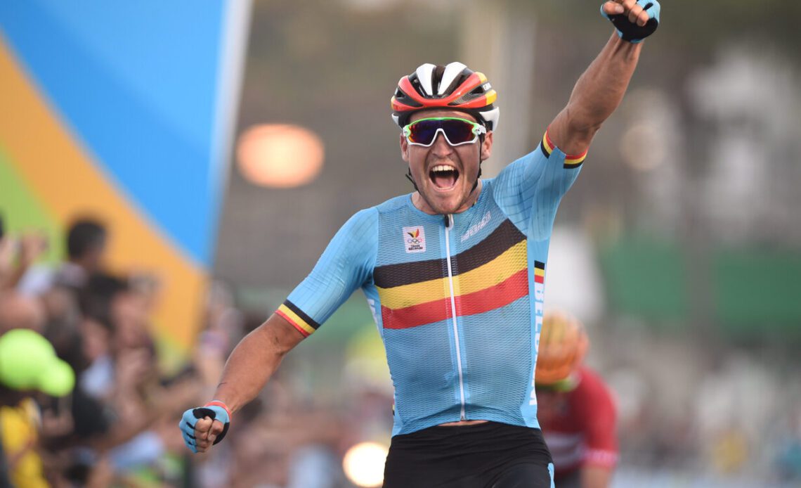 Greg Van Avermaet wins gravel triathlon in Girona