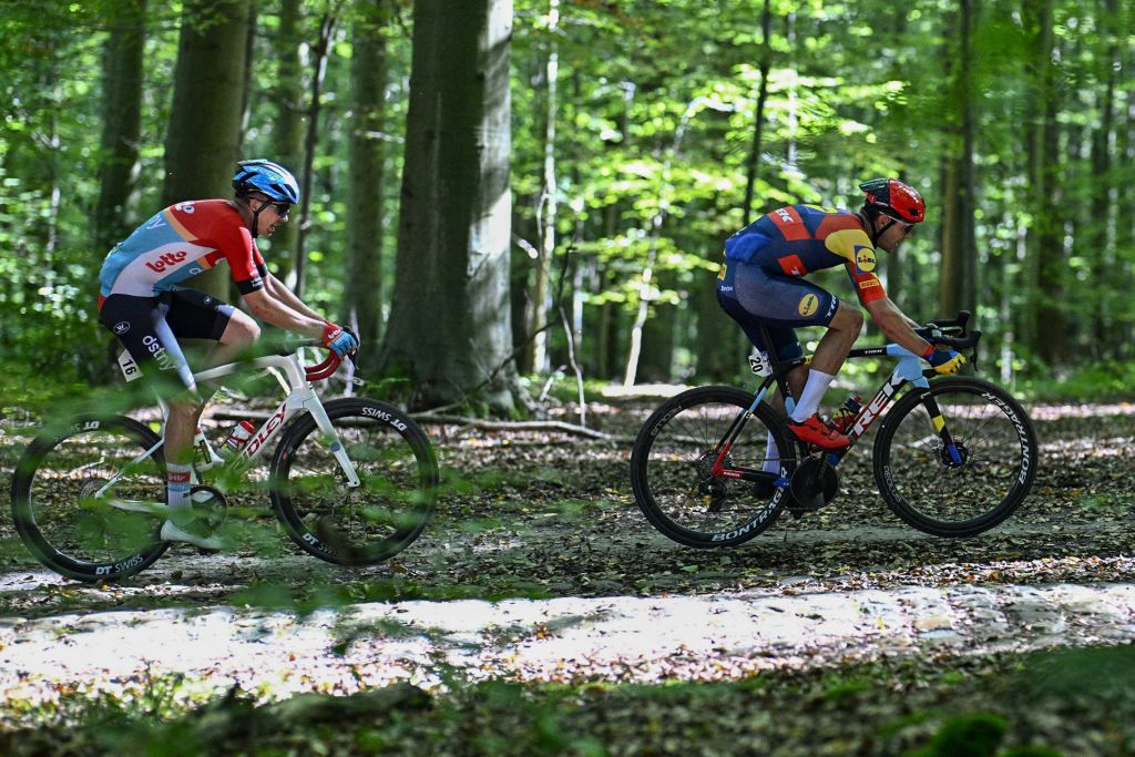 Jasper Stuyven solos to double European-Belgian Gravel titles