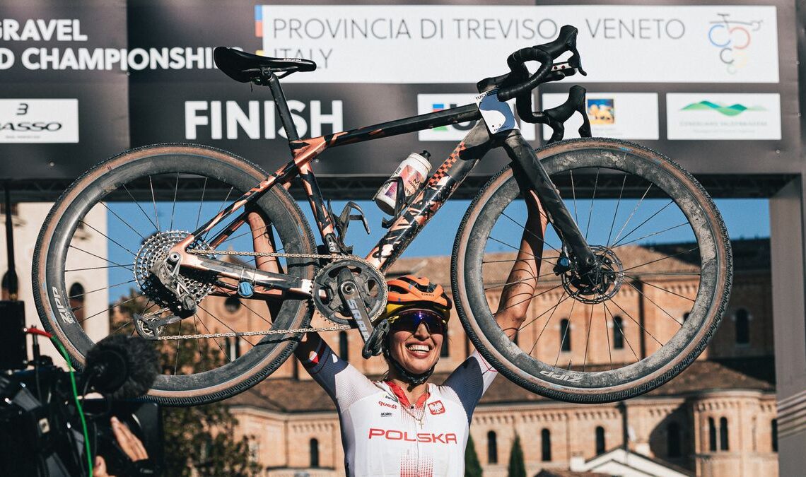 Kasia Niewiadoma's UCI Gravel World title-winning unreleased Canyon gravel bike