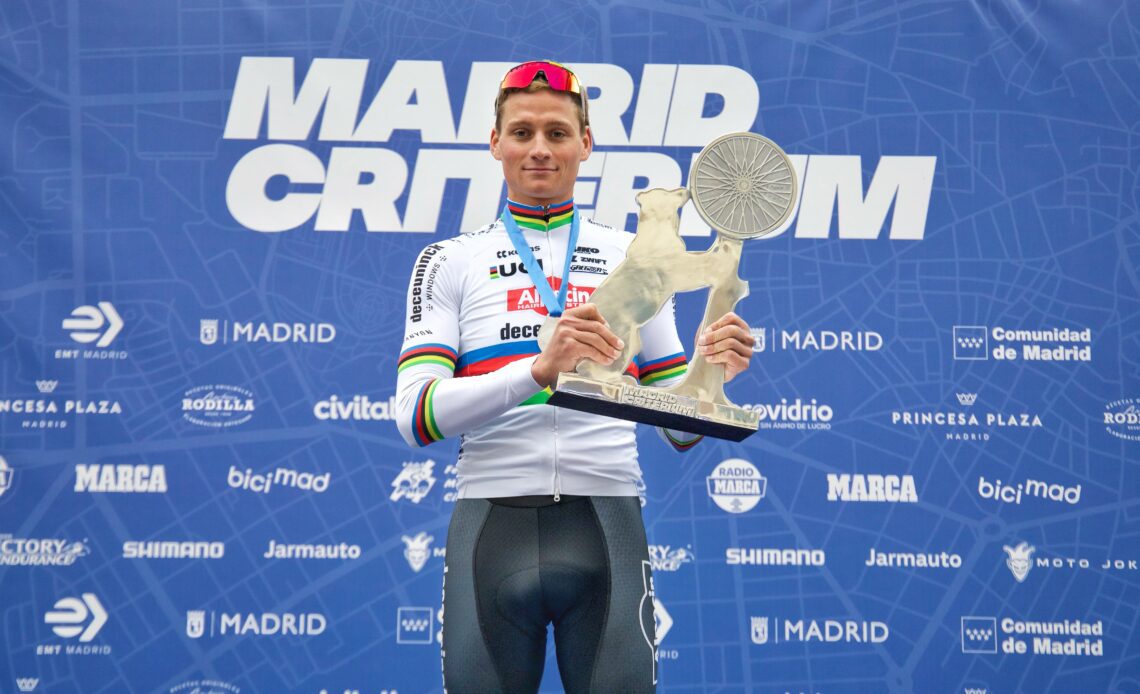 Mathieu van der Poel wins Madrid Criterium