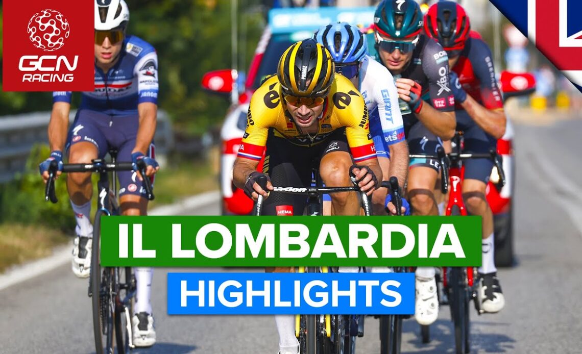 Superstar Climbers Clash In The Year's Final Monument | Il Lombardia 2023 Highlights