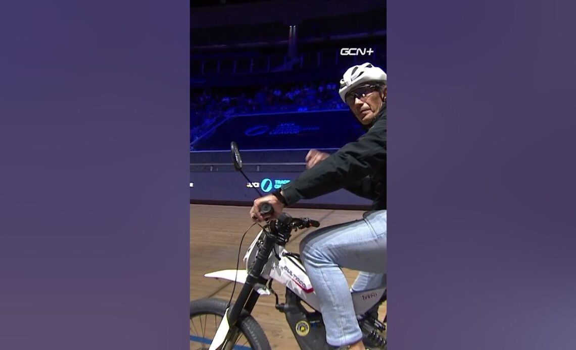 🤔The derny takes some damage...one question...how?! #gcn#ucitcl