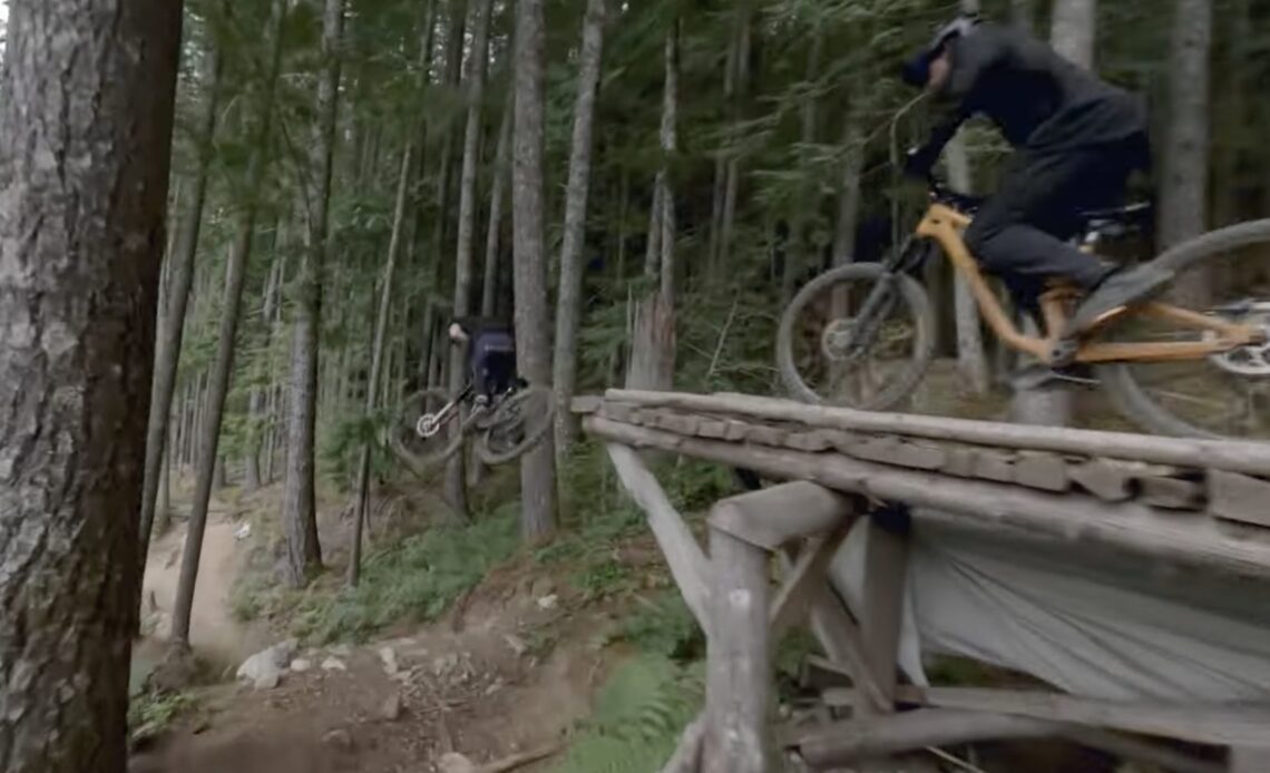 Brad Simms rides Whistler Bike Park and Squamish with Jesse Melamed