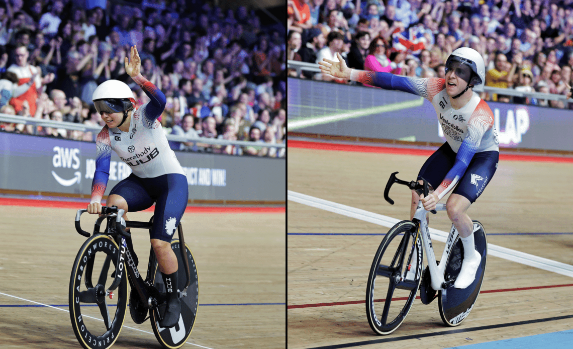 British riders ignite home crowd at Track Champions League finale