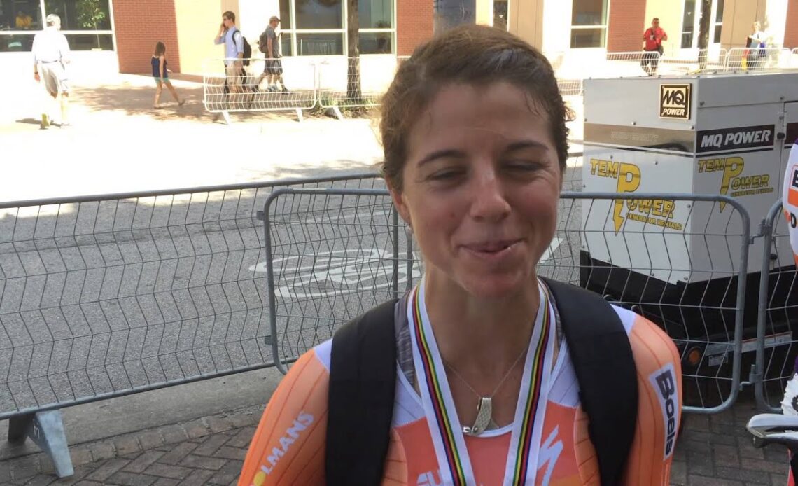 Evelyn Stevens - Women's Team Time Trial World silver medalist