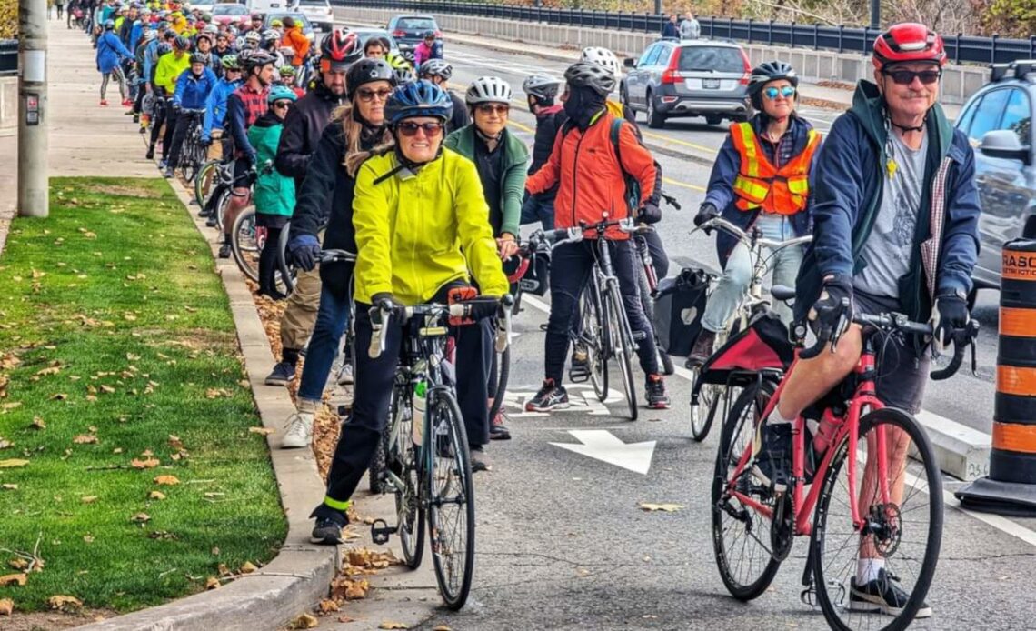 Hundreds of Toronto cyclists proved Doug Ford brutally wrong about bike lanes