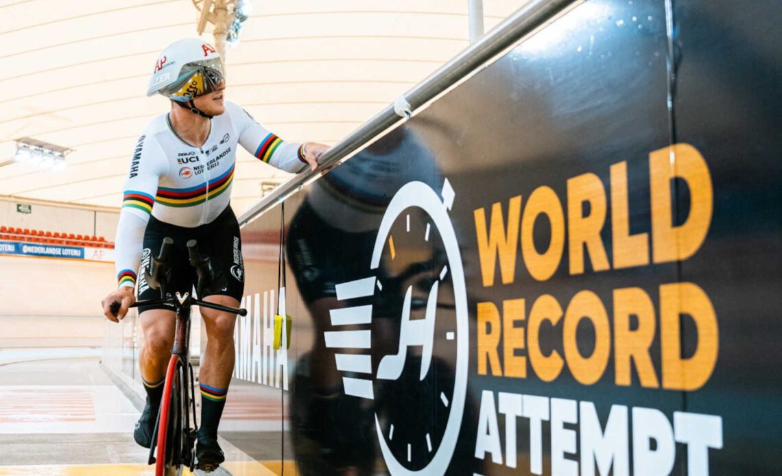 Jeffrey Hoogland broke the world kilo record and it’s insanely fast