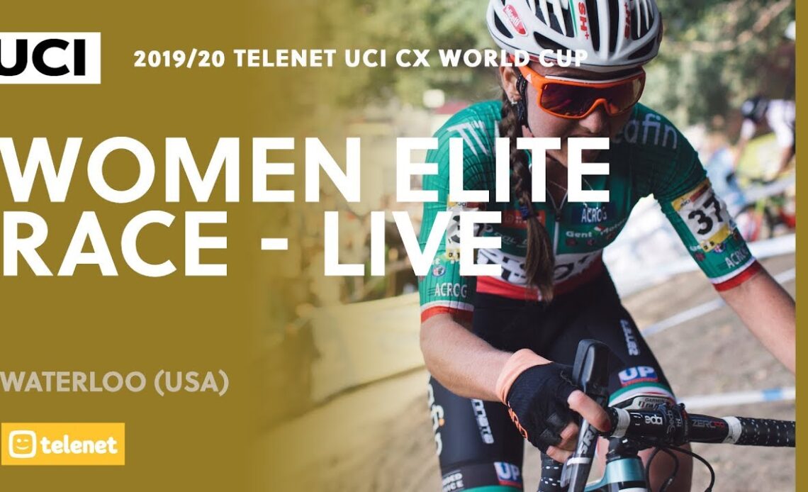 Live–Women Elite 2019/20 Telenet UCI Cyclo-cross World Cup, Waterloo