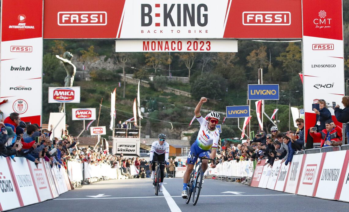 Sagan pips Pogacar and Cavendish to the win at Beking charity criterium in Monaco