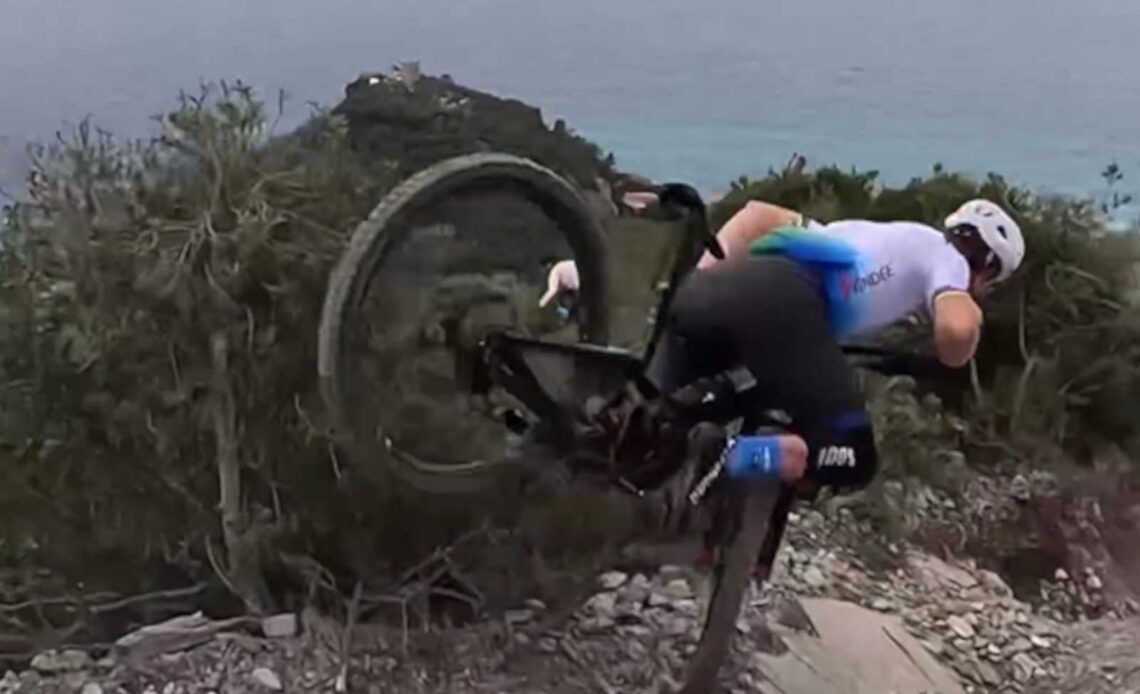 Watch Peter Sagan absolutely eat dirt on his MTB when training