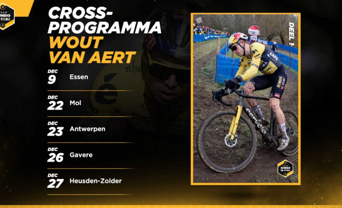 Wout van Aert announces his (greatly reduced ) CX season