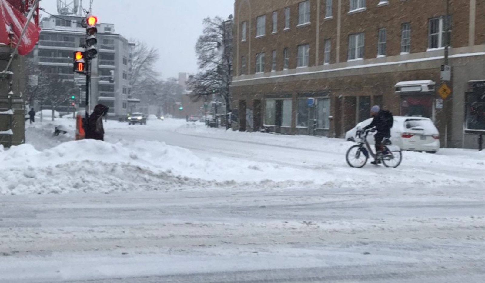 A Montreal cyclist shared their first experience with the Bixi winter pilot project