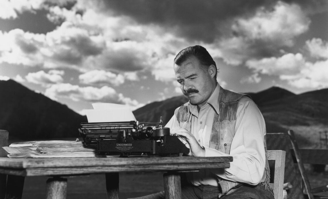 Ernest Hemingway, October 1939.