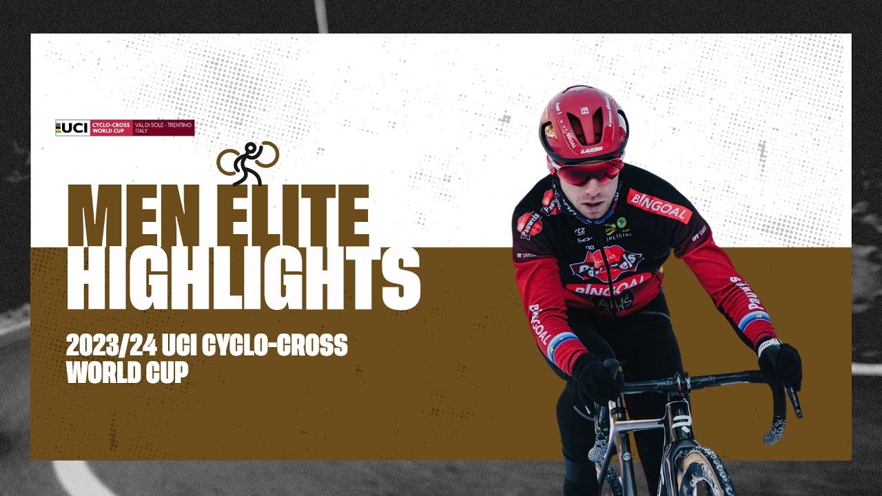 Val Di Sole - Men Elite Highlights - 2023/24 UCI Cyclo-cross World Cup