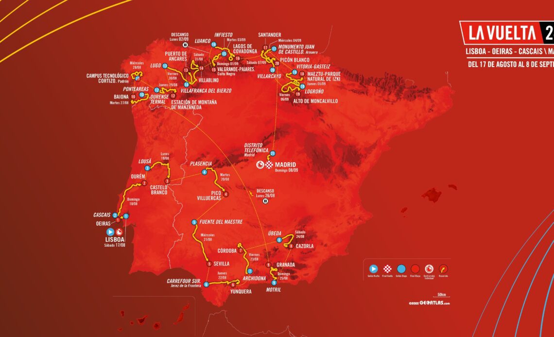 Vuelta a España 2024 route revealed - showcasing Lagos de Covadonga and finale time trial