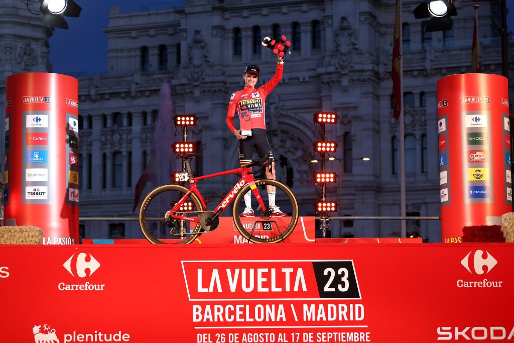 Vuelta a España 2023: Sepp Kuss celebrates overall victory