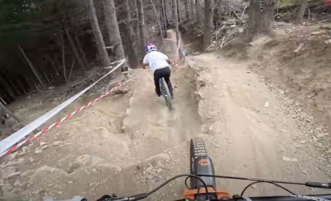 Danny Hart following Ed Masters down Queenstown is the best thing you'll watch all week