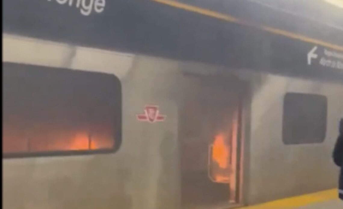 E-bike catches fire on subway at Toronto station