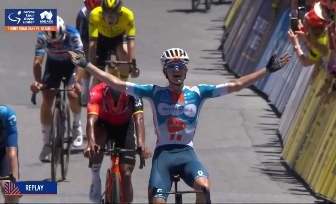 INCREDIBLE Willunga Hill Win - Onley Over Alaphilippe & Yates In Tour Down Under