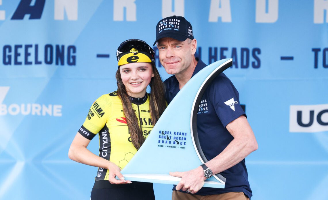 Rosita Reijnhout embraces wind and hesitation to claim Cadel Evans Race at 19 years of age