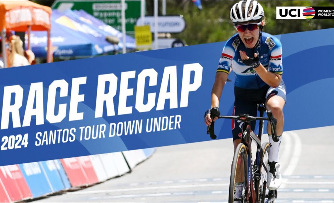 Tour Down Under Race Recap -UCI WWT 2024