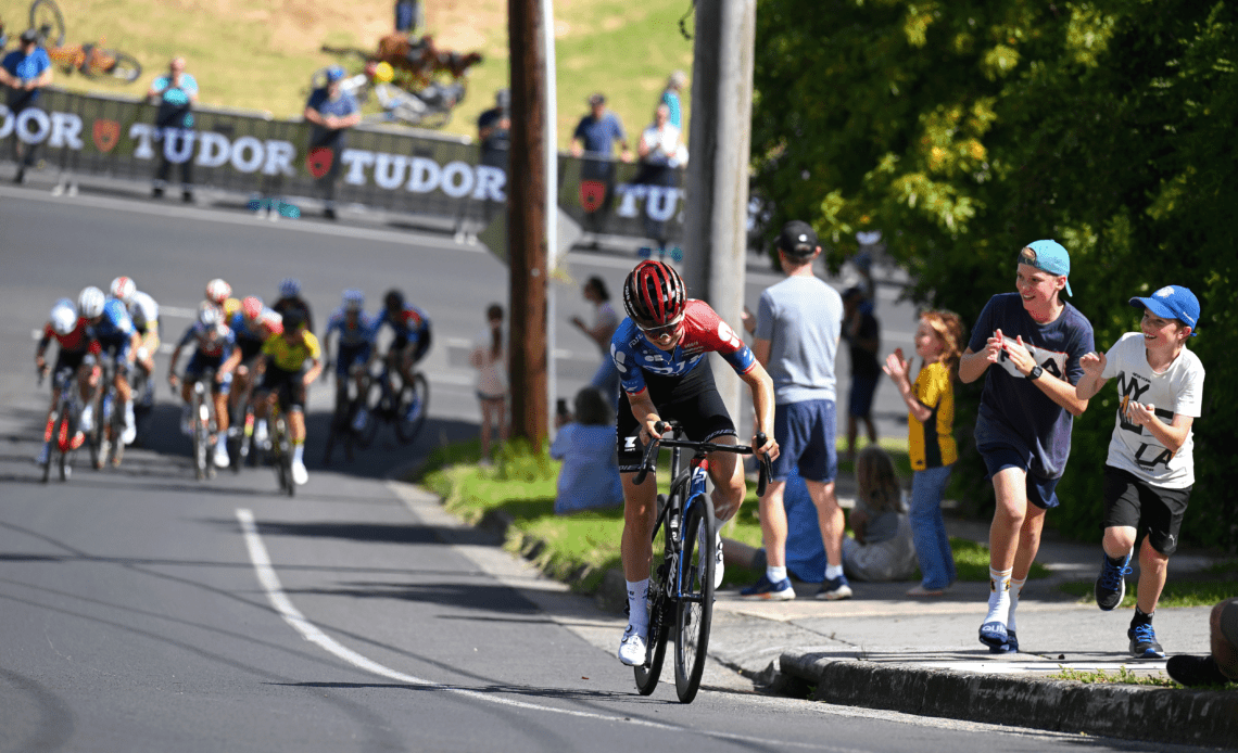 'When they caught me I was full of lactate' - Uttrup Ludwig runs out of steam at Cadel Evans Race