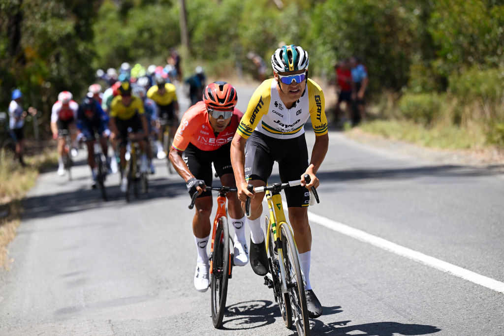‘What could have been’ – Luke Plapp’s Tour Down Under attack foiled by presence of Narvaez
