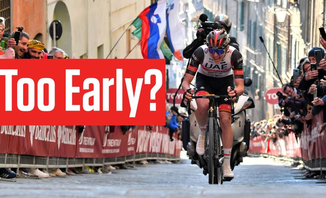 Can Tadej Pogacar Dominate Strade Bianche on Day 1 of 2024?