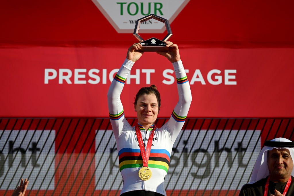 Lotte Kopecky confirms early-season form with UAE Tour Women queen stage victory