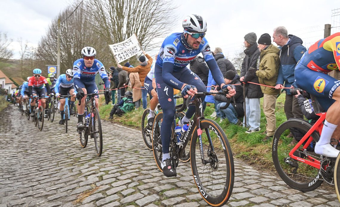 No 'disaster scenario' for QuickStep after unlucky Omloop Het Niewsblad outing