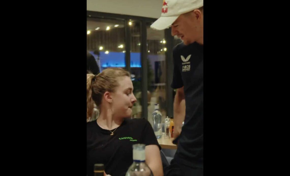 Watch Zoe Bäckstedt tear up when Tom Pidcock surprises her with special gift