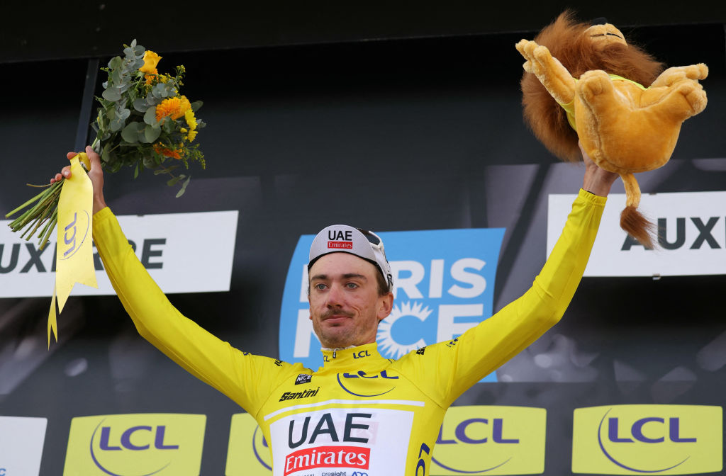 Brandon McNulty takes unexpected yellow jersey in Paris-Nice