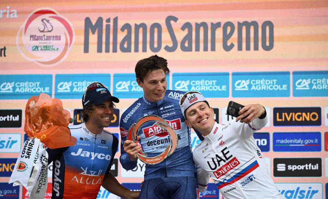 Fastest-ever Milan-San Remo too "easy" for Pogačar to get his win