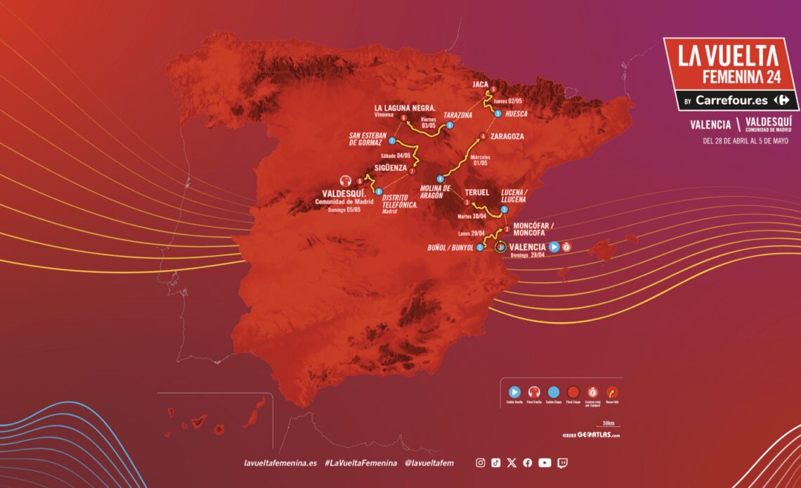 Vuelta Femenina 2024 route to tackle Pyrenees and finish in Sierras of Madrid
