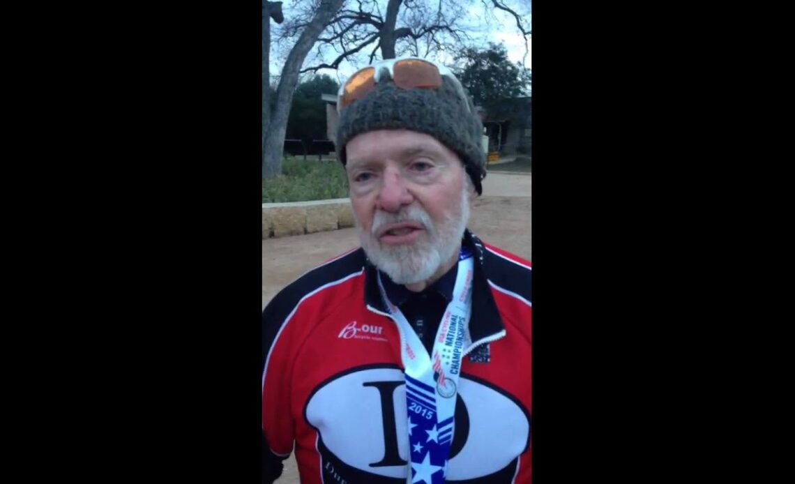 Walter Axthelm - 2015 Masters Men 80+ National Cyclocross Champion